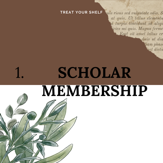 1. Scholar Membership (Two Books Per Month)
